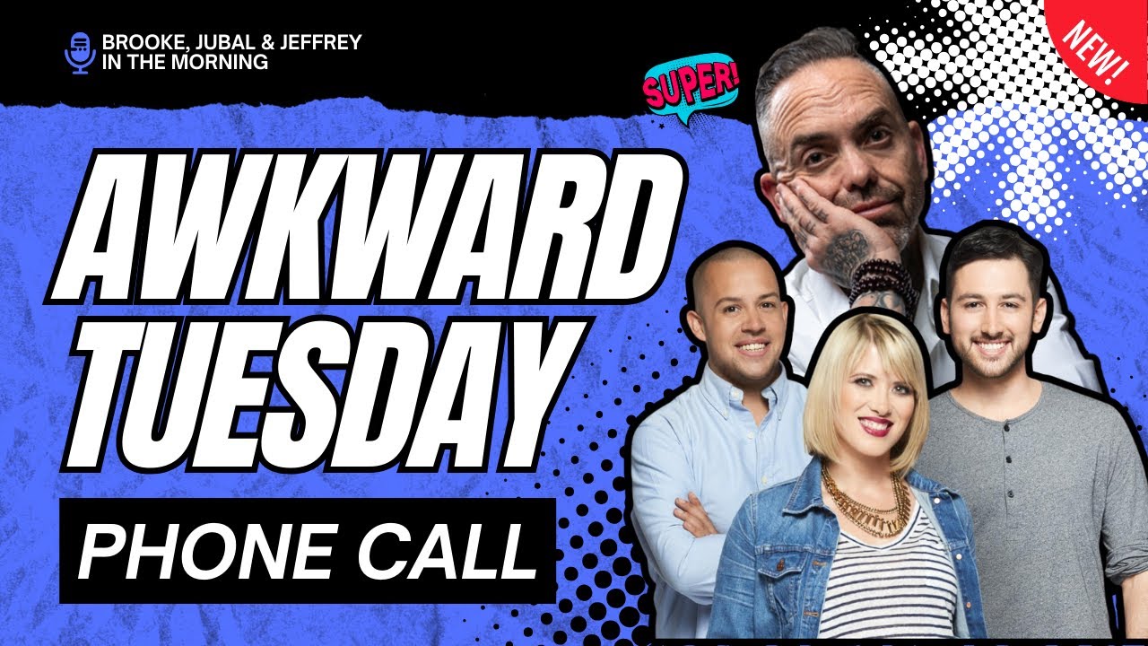 🎉Brooke, Jubal and Jeffrey AWKWARD TUESDAY PHONE CALL Double Kiss Surprise