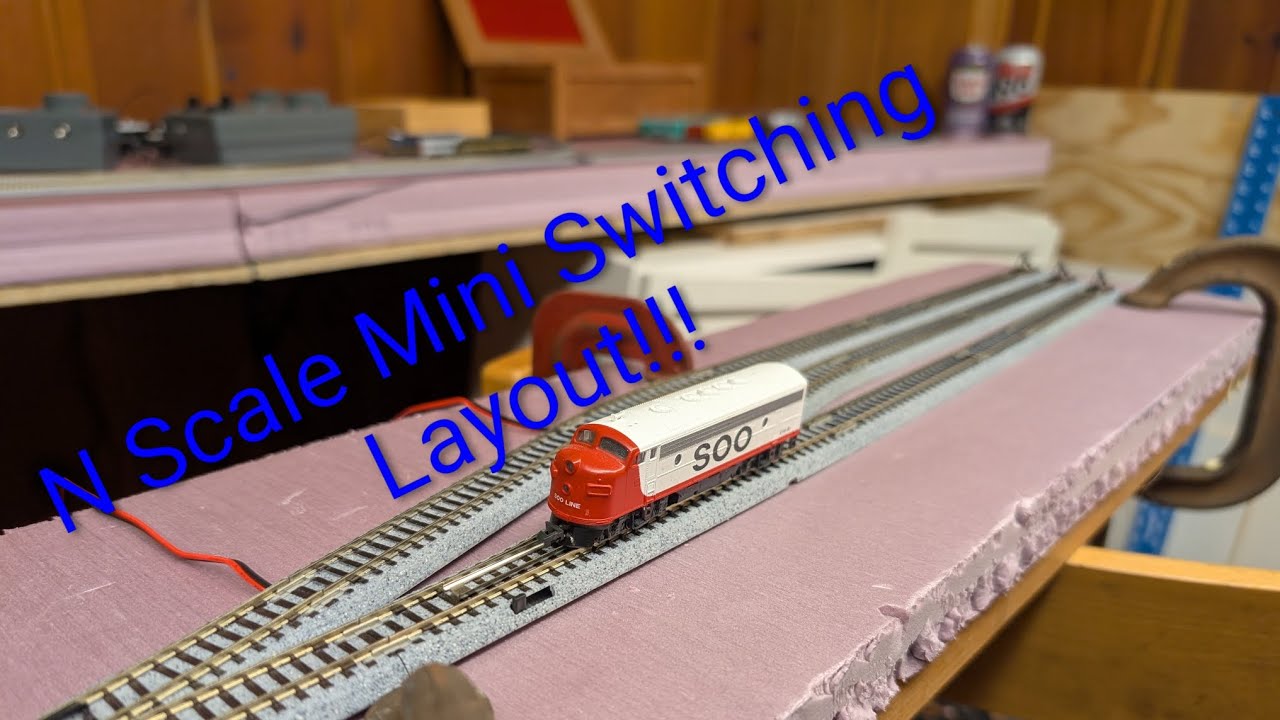 N Scale Mini Switching Layout!!!