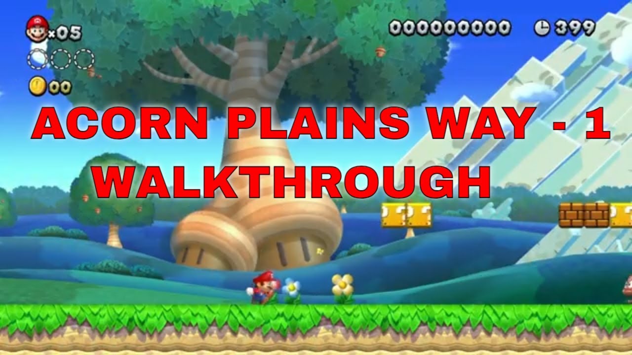 Super Mario Bros. DELUXE Acorn Plains Way  1