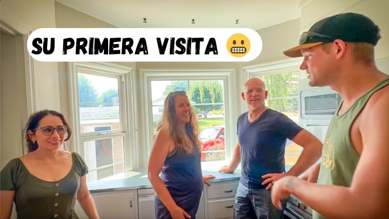 NUESTROS PAPÁS CONOCEN NUESTRA NUEVA CASA 🏠
