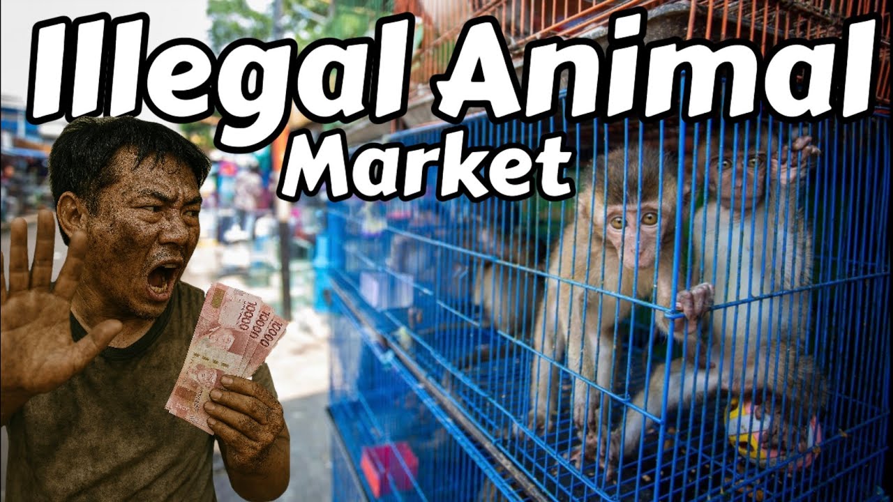 Исследуем *НЕЗАКОННЫЙ* рынок животных в Индонезии!