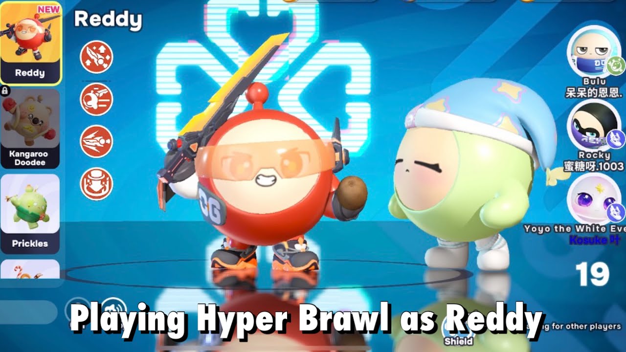 Playing Hyper Brawl as Reddy - Eggy Party