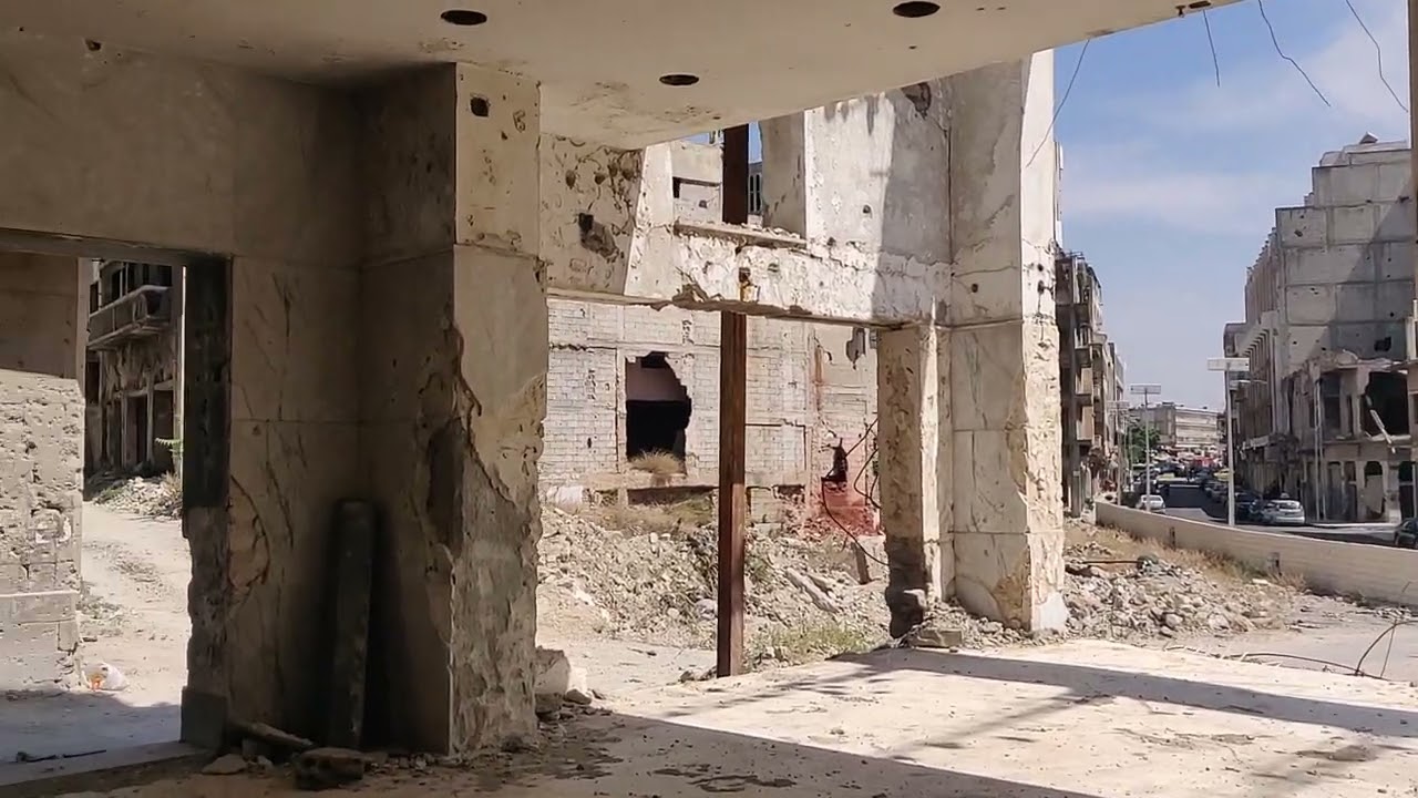 مشاهد من الدمار الهائل في حمص جورة الشياح