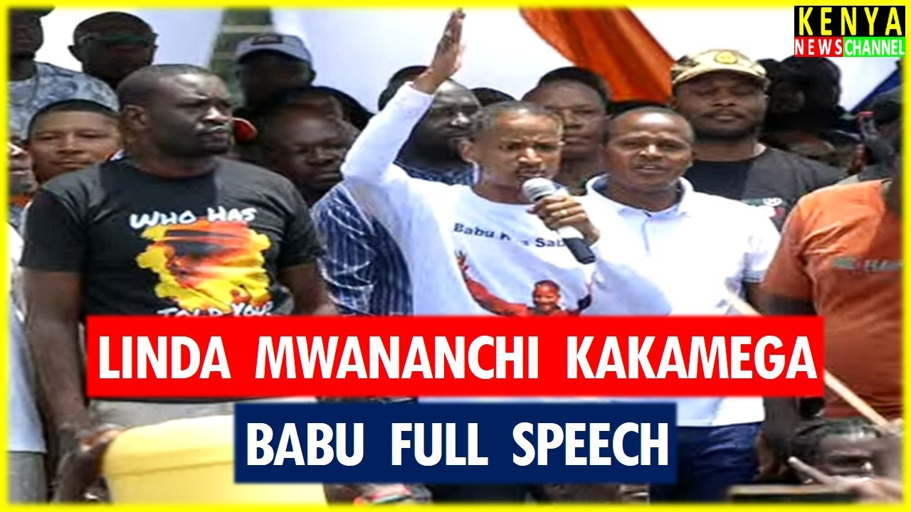 'TUTAENDA MAANDAMANO' Babu Owino EXPLOSIVE speech with Sifuna & Orengo at Kakamega Linda Mwananchi