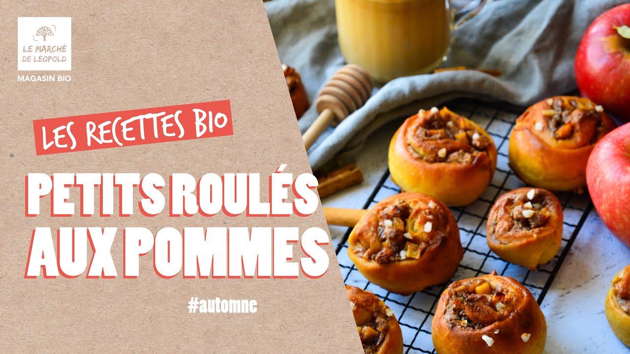 Petits roul&eacute;s aux pommes et &agrave; la cannelle
