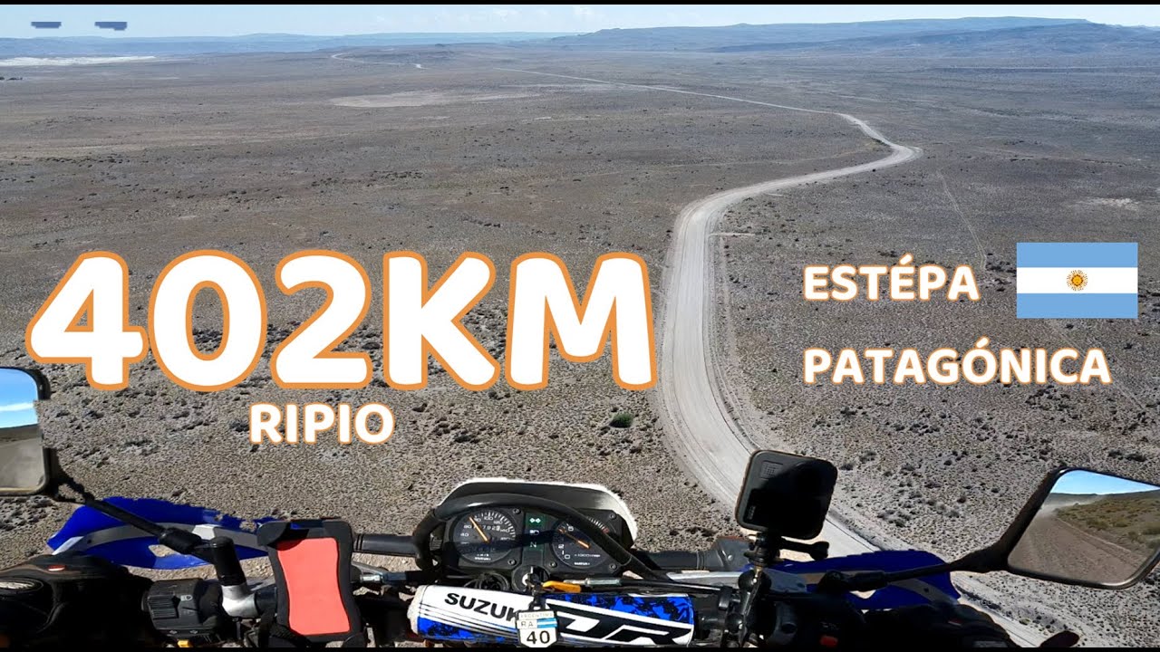 PATAGONIA INHÓSPITA - RUTA DE LA TROCHITA ET#2 CAP#1 |SUZUKI DR 350 | #patagonia #motorcycle #dr350