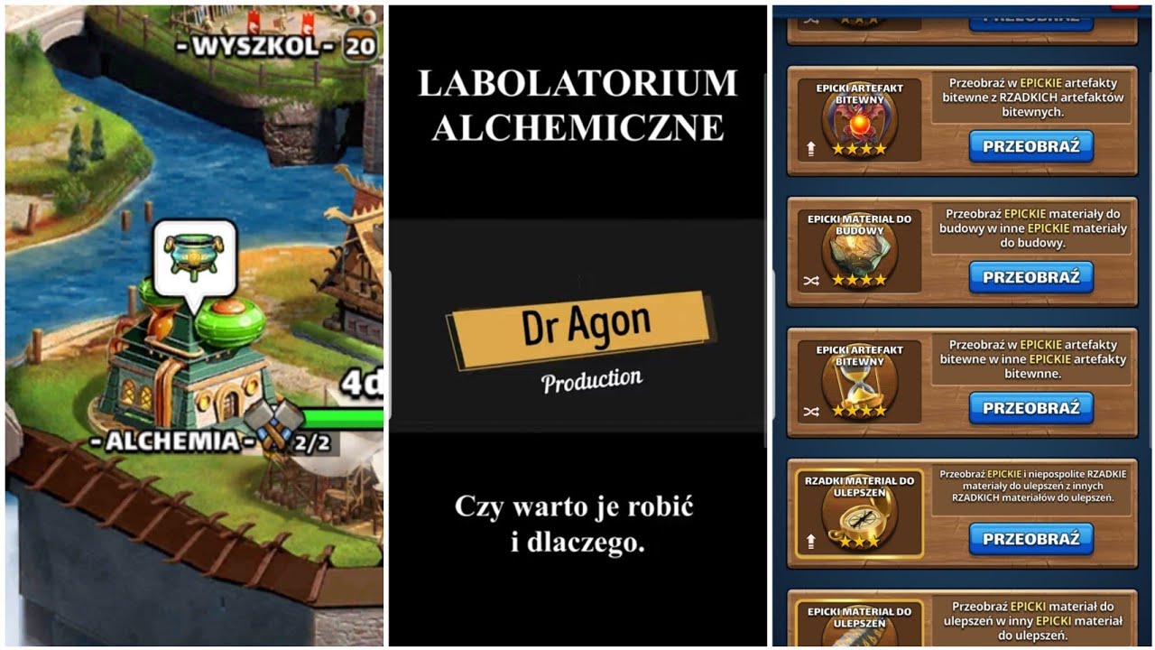 Jak działa LABORATORIUM ALCHEMICZNE i do czego jest potrzebne- Empires & Puzzles by Dr Agon