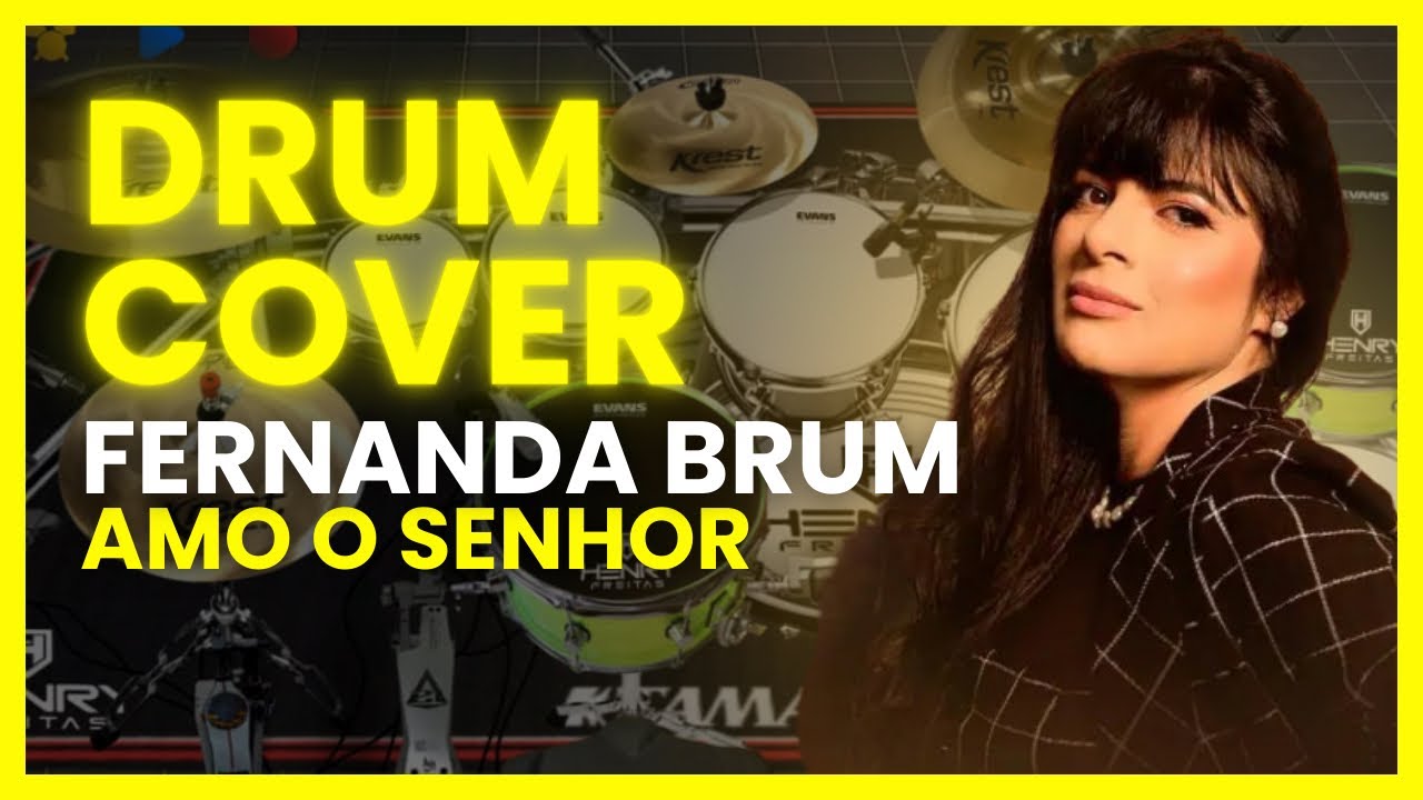 ✝️🎶Amo O Senhor✝️🎶 (Vídeo Feito Pedido No Canal Bateria No Celular) Real Drum Cover 
