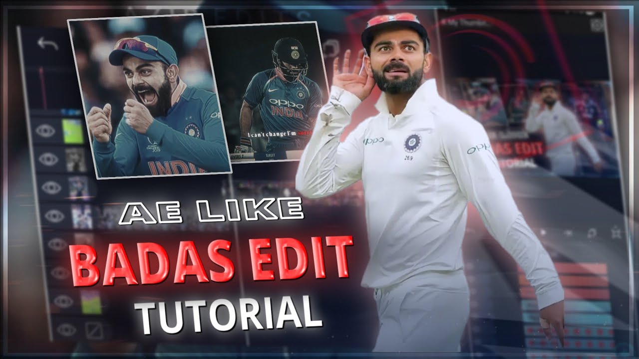 Virat Kohli Badass Edits Toturial 💀 CapCut Toturial 🔥
