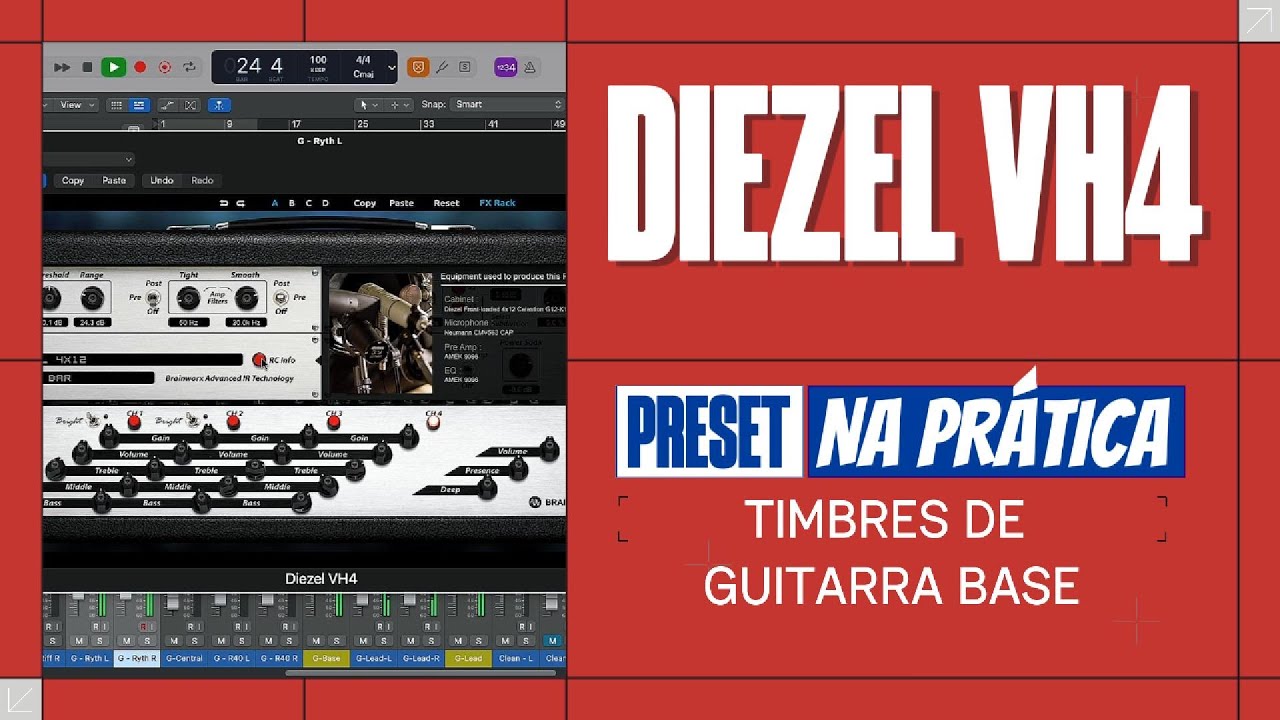 Diezel VH4 - Um plugin sensacional para guitarra no Rock e Metal