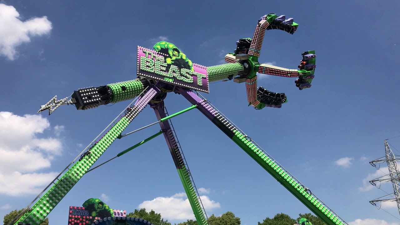 The Beast - Rasch Schaukelfahrt (Offride) Video Sommerkirmes Eschweiler 2018