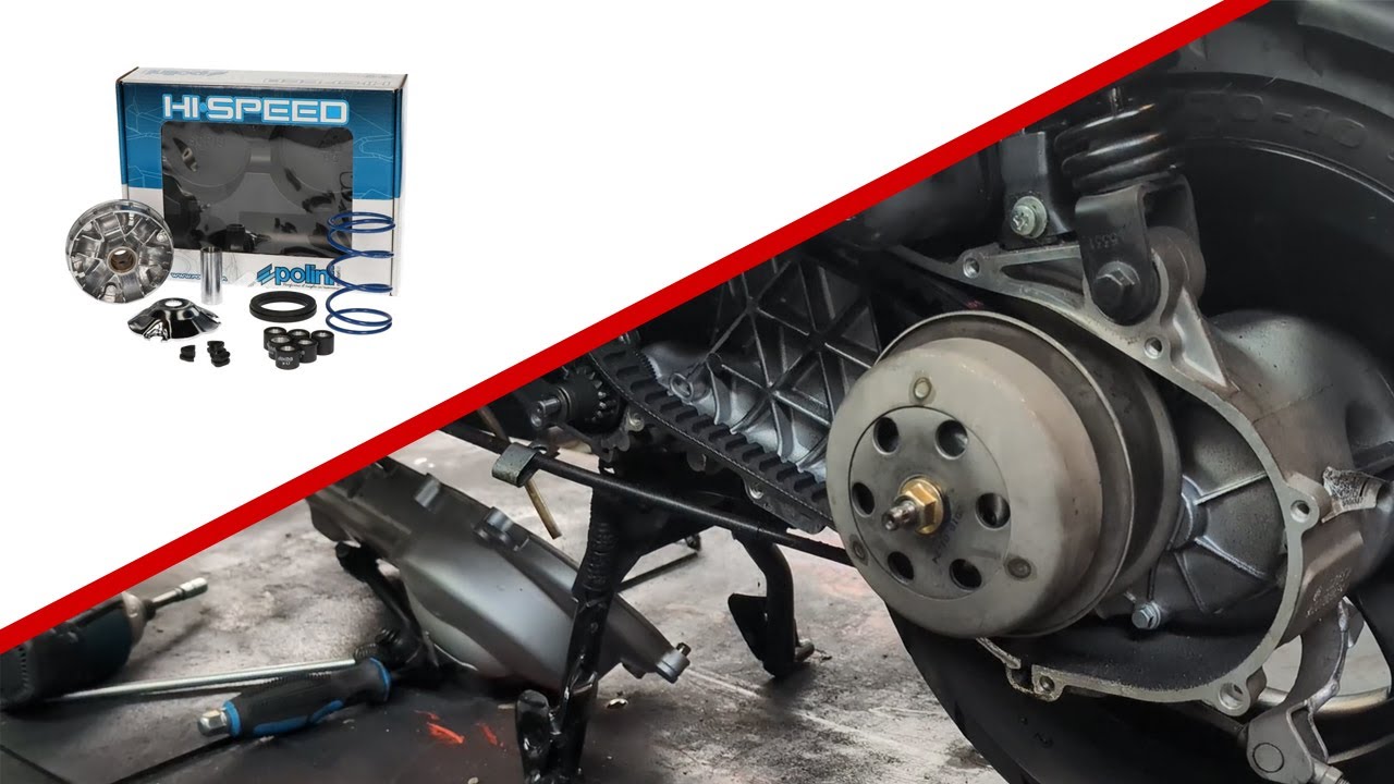 Variateur Polini monteren | Piaggio / Vespa / Gilera  50 2-takt