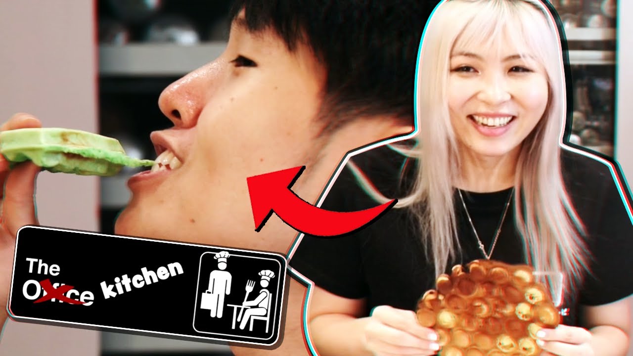 PANDAN BUBBLE WAFFLES - The Kitchen ft. DisguisedToast, Kkatamina
