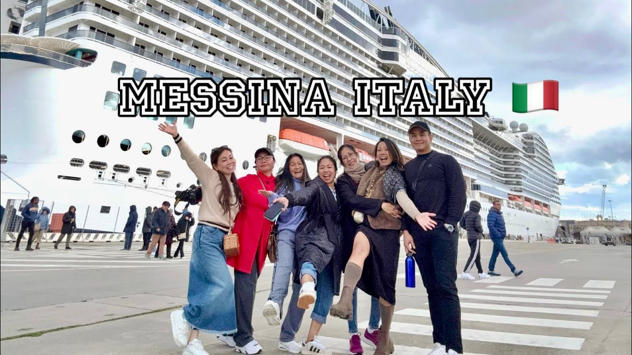 MESSINA | SICILY ITALY | CRUISE SHIP | MSC WORLD EUROPE