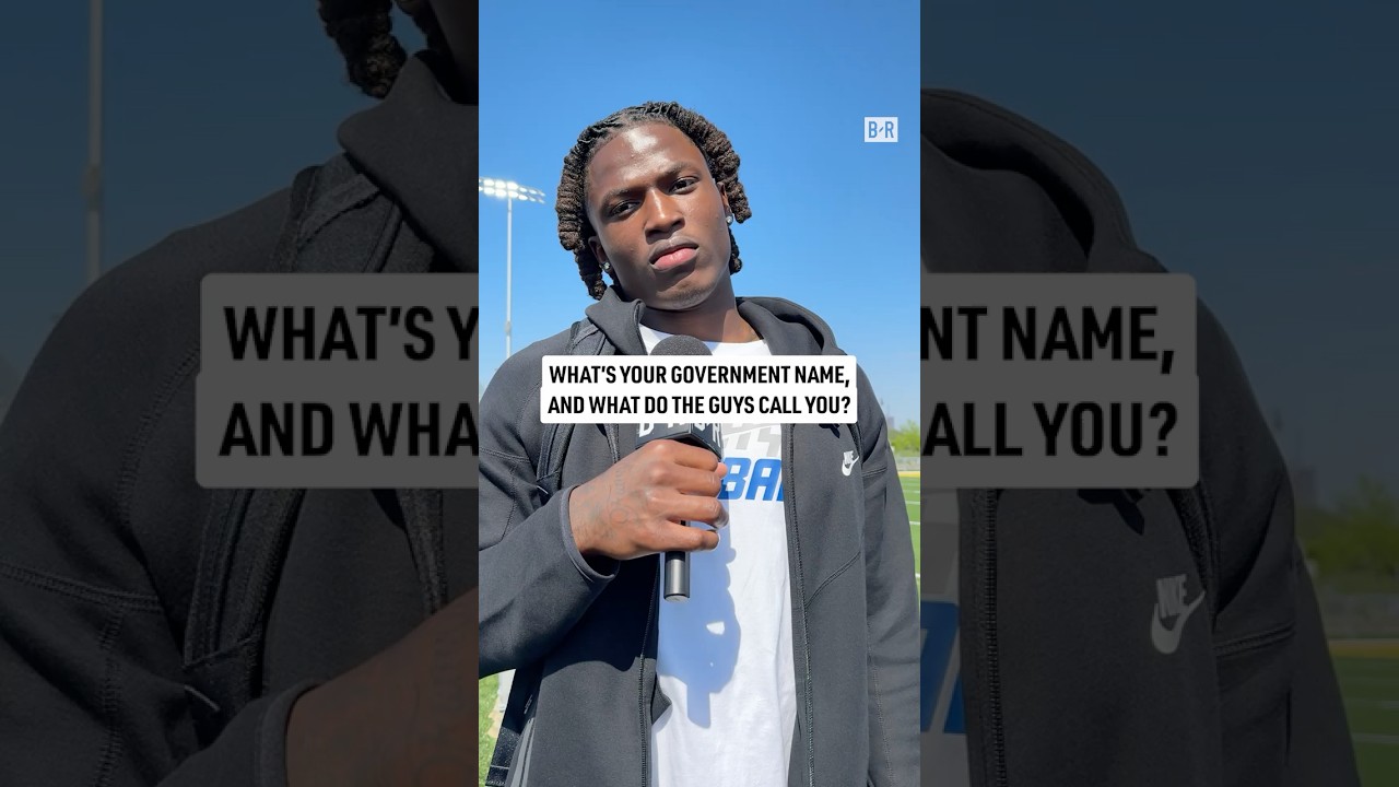 NFL Draft prospects' government name vs. nickname 😭