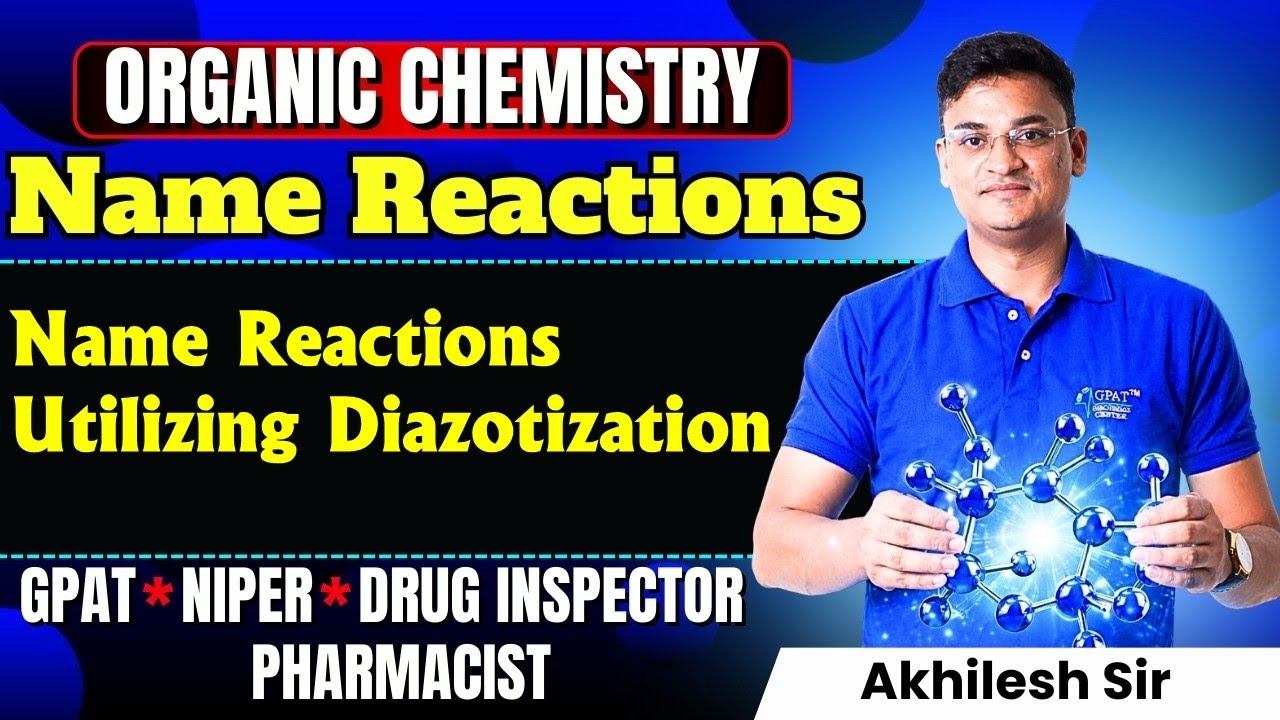 Organic Chemistry- Special Name Reaction Series: L-2- Name reactions utilizing Diazotization
