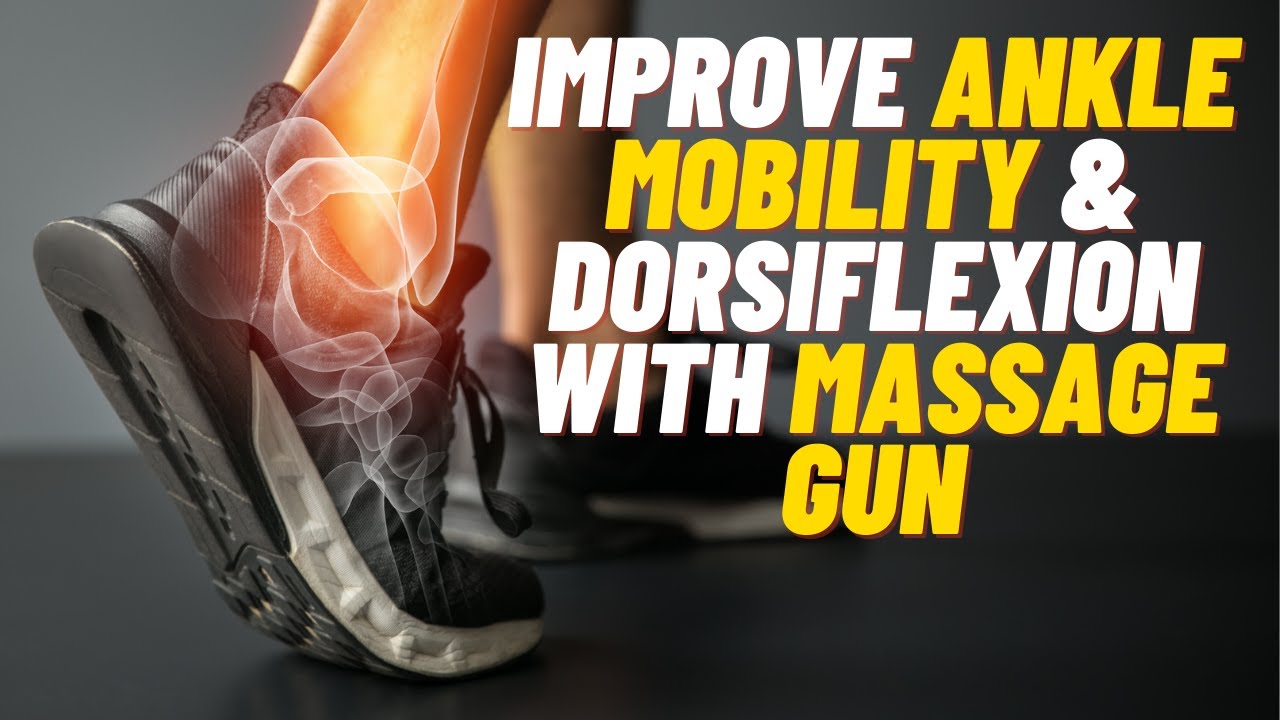 How to use your massage gun - Ankle Mobilisation