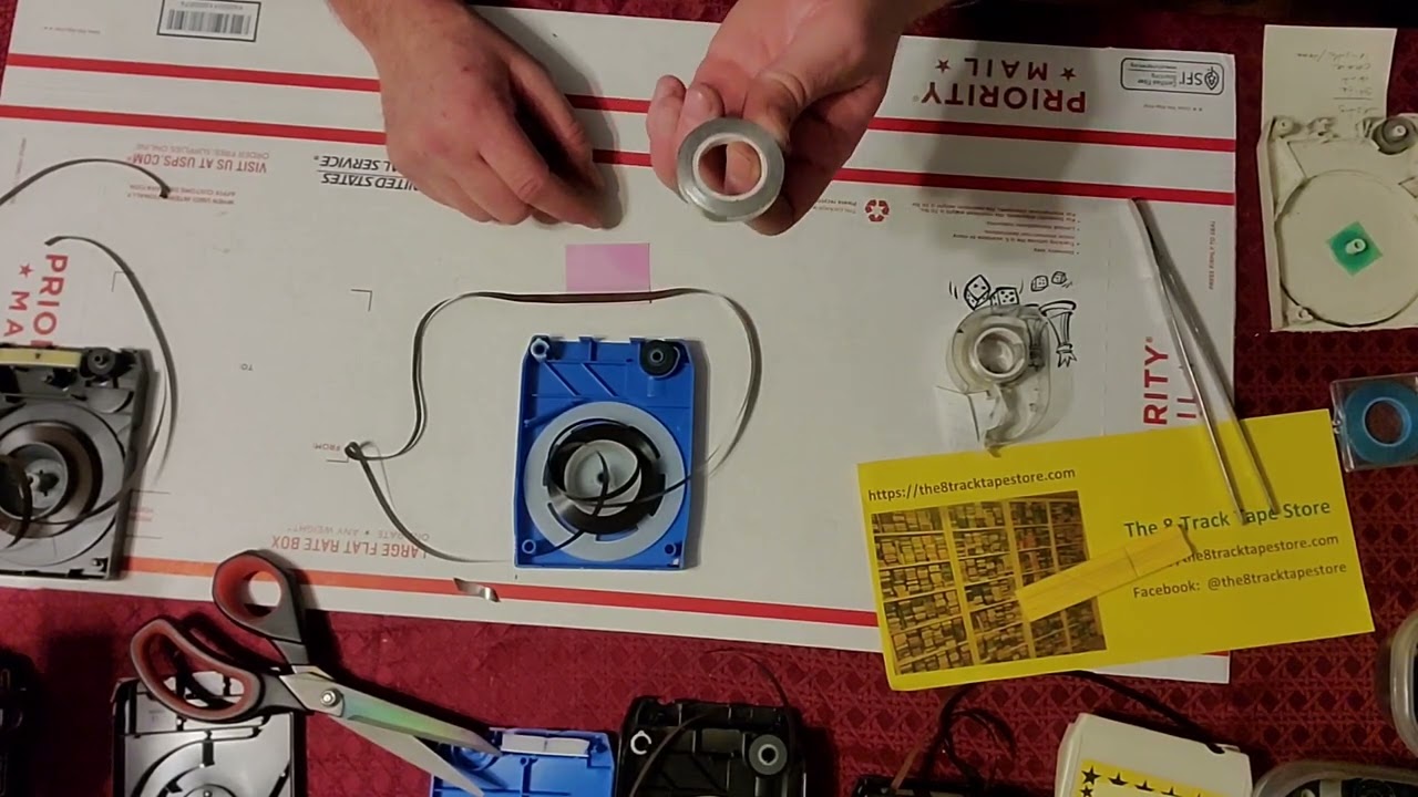 8-Track Tape Repair:  Changing The Sensing Foil Splice