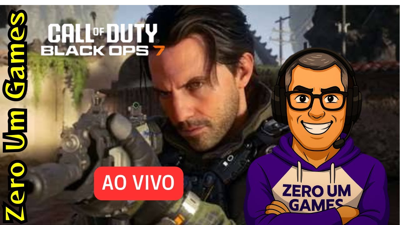 COMO (NÃO) SOBREVIVER À FASE 7 💀 - Campanha de Call of Duty: Black Ops 7 - ao vivo - Zero Um Games