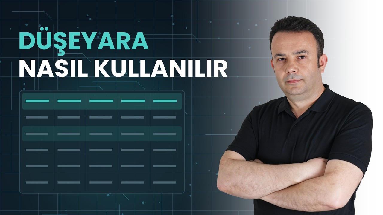 Использование по вертикали в Excel-605.video | Омер БАГЧИ