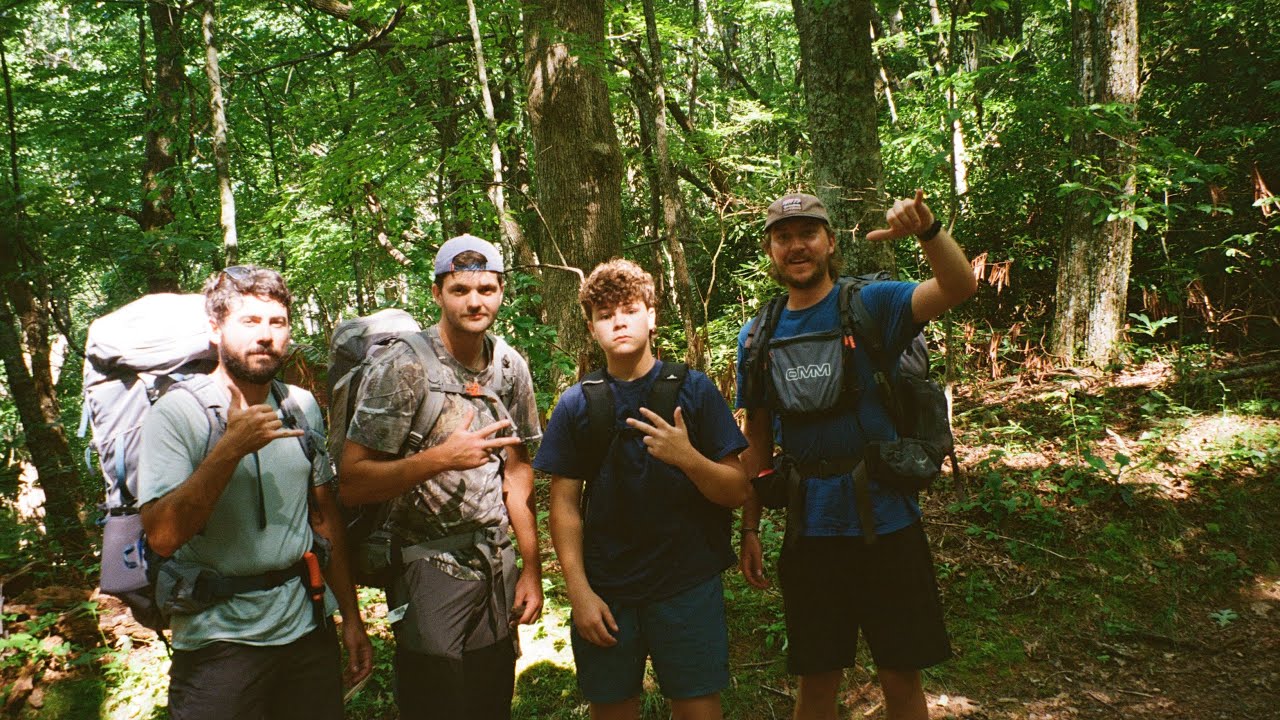 Me and the boys go camping in the Southern Appalachians