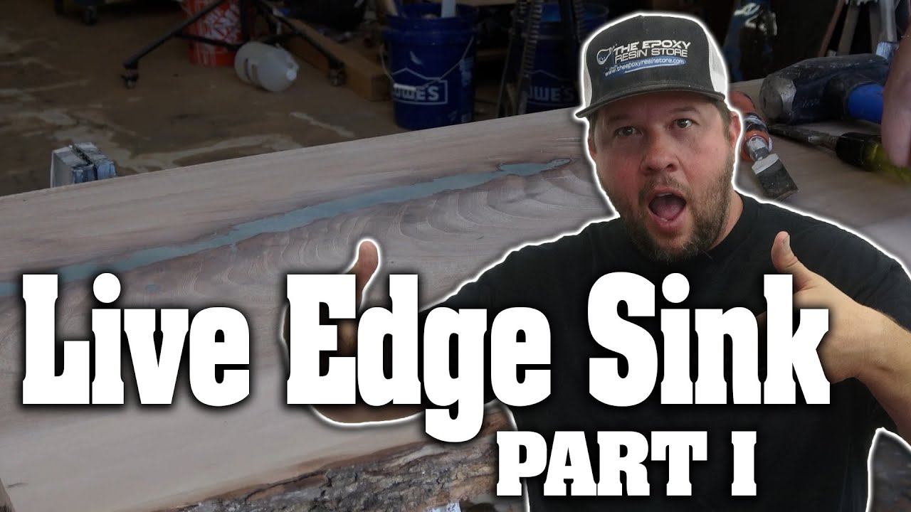 DIY Live Edge Bathroom Countertop | Part 1
