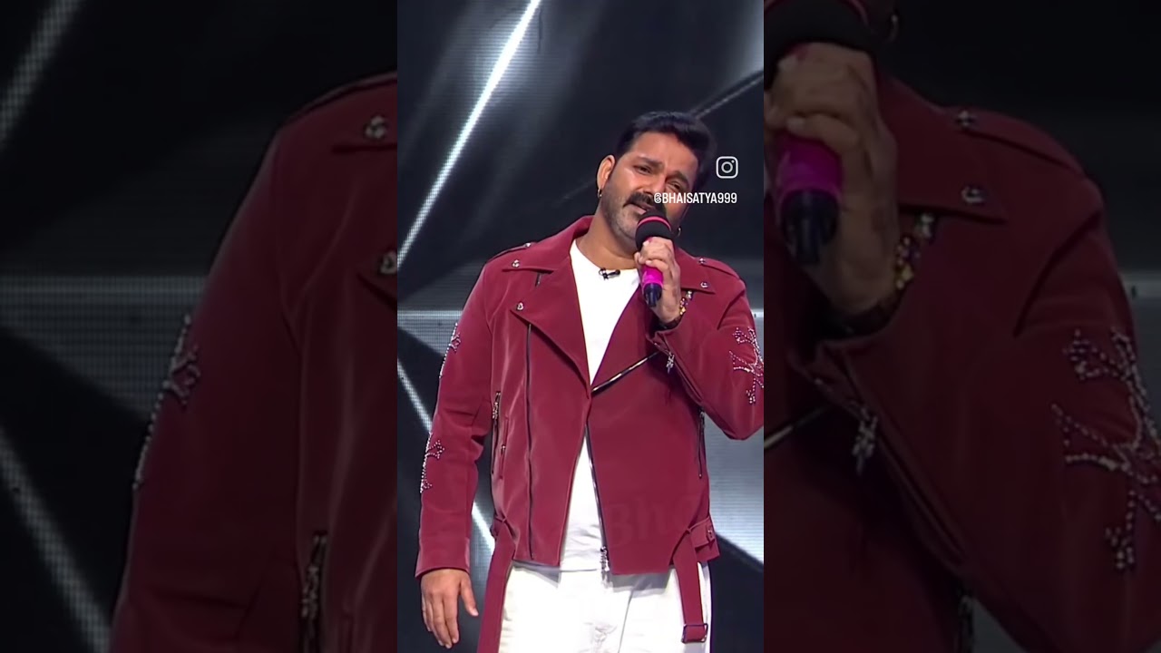 Pawan Singh live singing in Ipopstar show #bhojpuri #pawansingh #powerstarpawansingh #real