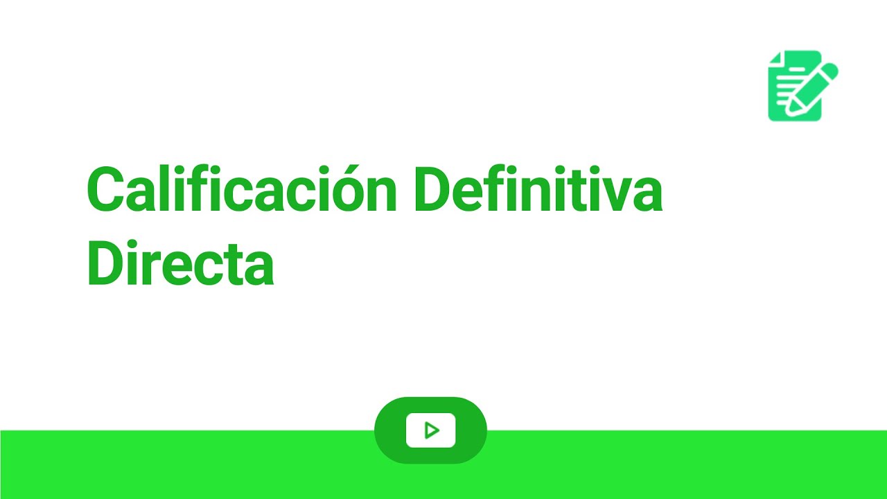 Planilla Calificación Definitiva Directa