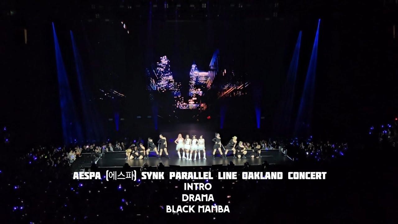 Drama & Black Mamba with Intro Fancam - aespa (에스파) SYNK Parallel Line Oakland (4K)