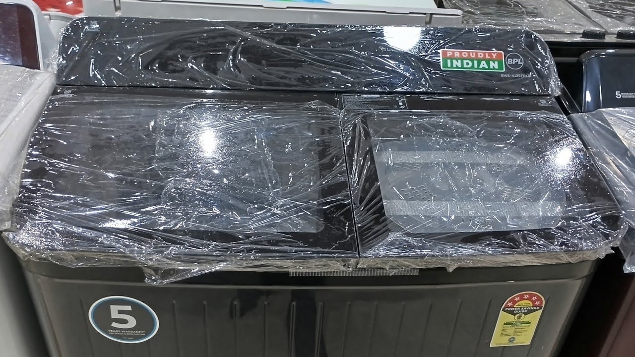 BPL 12 KG SEMI AUTOMATIC WASHING MACHINE.