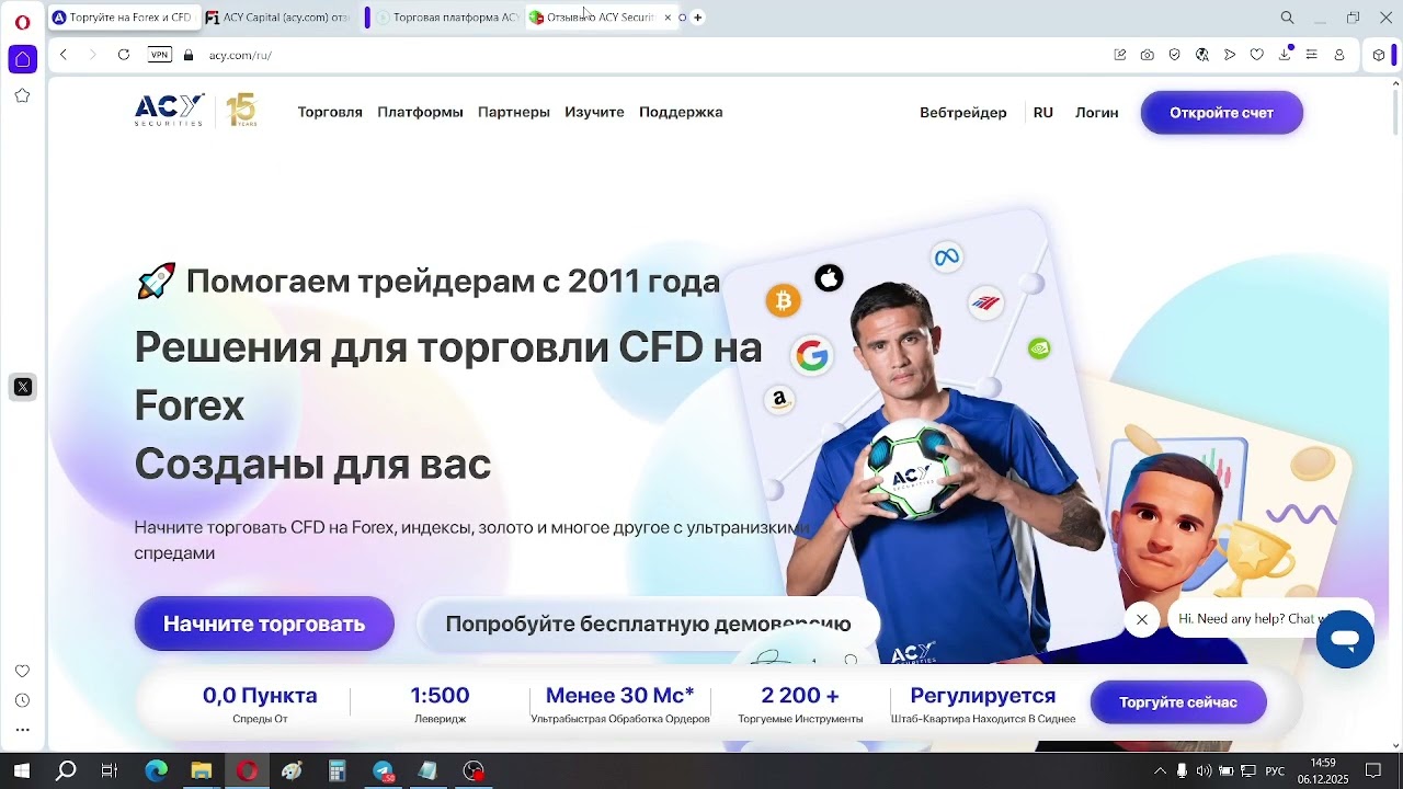 Брокер ACY - проверка, честные отзывы о компании