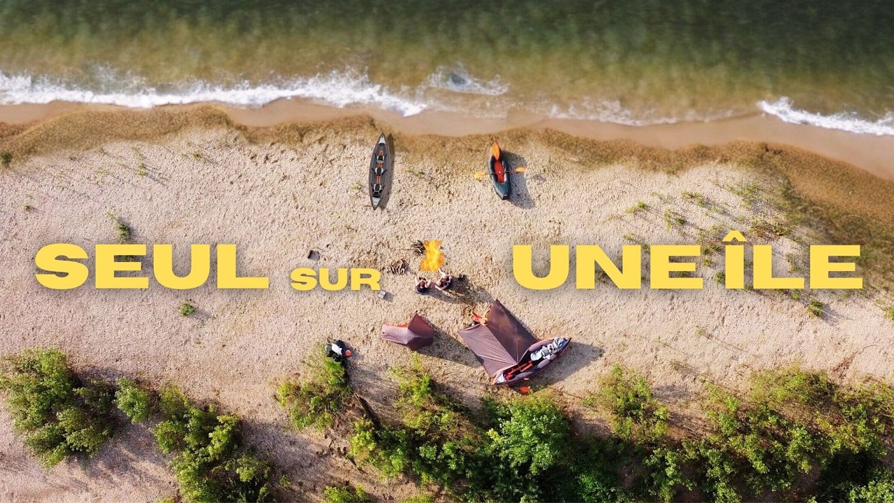 UNE NUIT sur une ÎLE DESERTE ! (descente du Doubs en Canoë)
