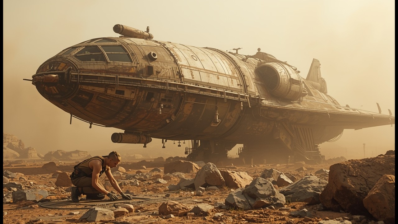 Forgotten Starship Left to Decay, Revived by a Human Mechanic into the Ultimate Galactic Weapon