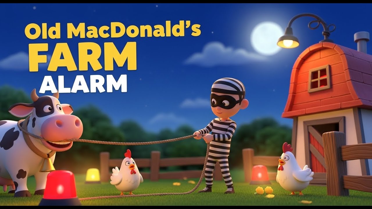 Farm Alarm Goes Off at Old MacDonald’s Farm! 🚨🐮 | Thief Caught Before Sunrise