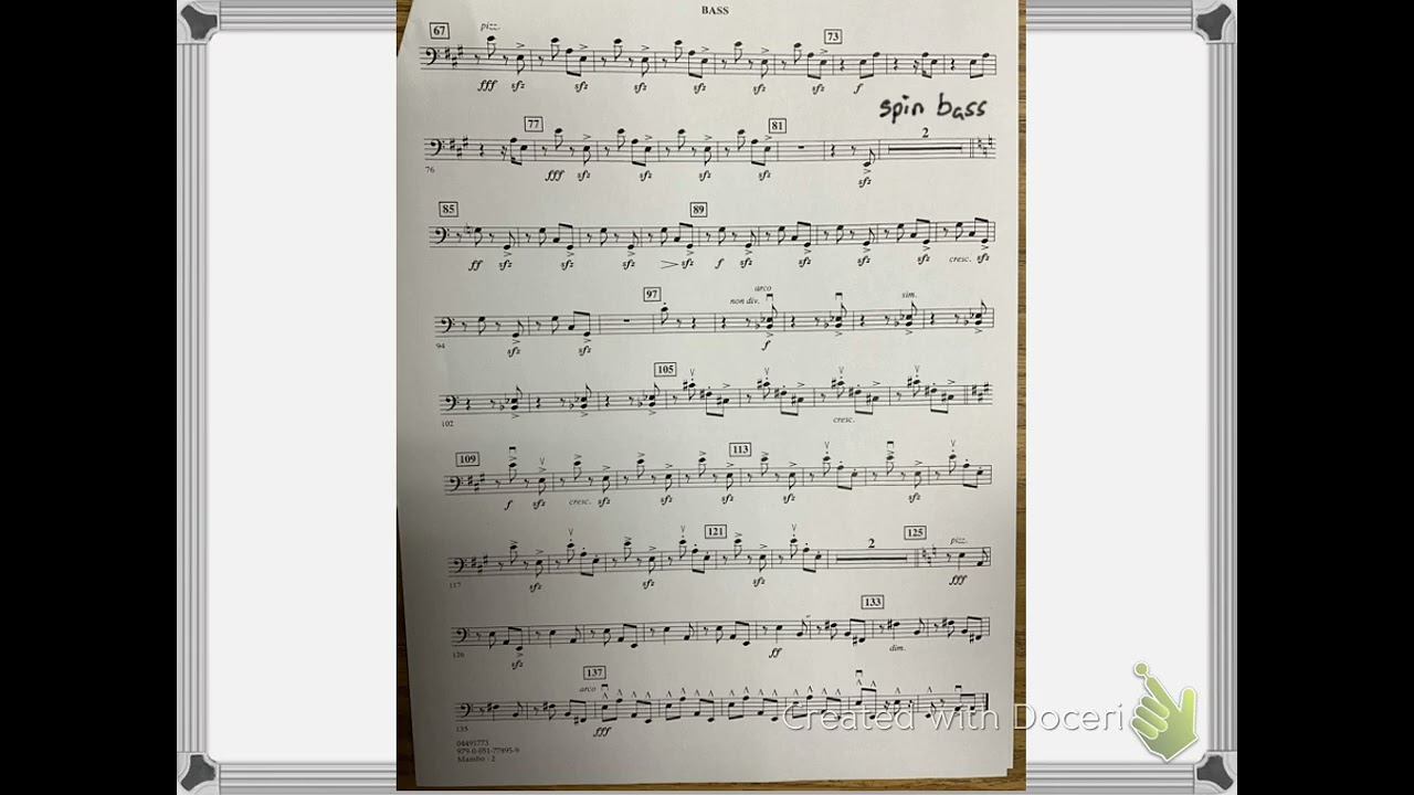 Mambo bass page 2
