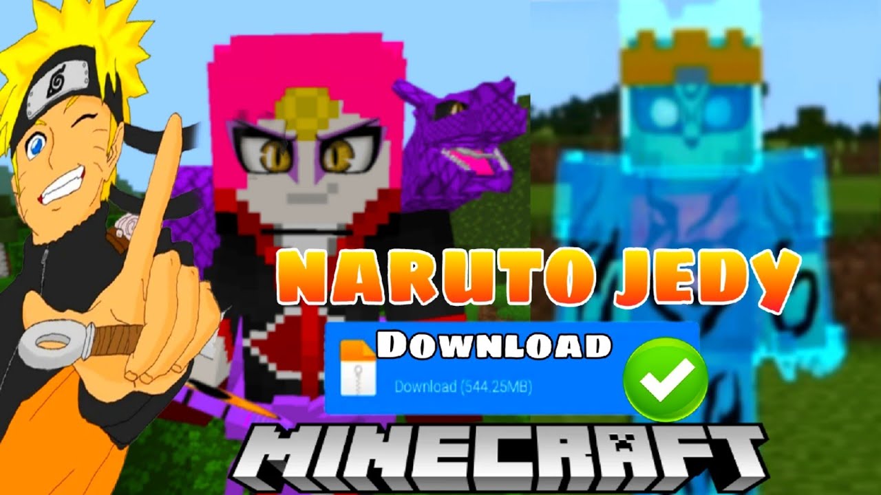2 Formas de como baixar addon de naruto jedy original no celular download