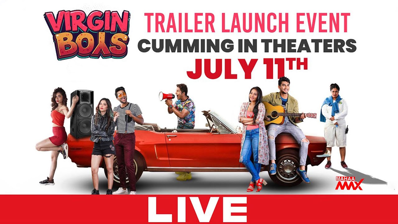 LIVE : Virgin Boys Movie Trailer Launch Event | Geetanand, Mitraaw Sharma | Shrihan | Mahaa Max