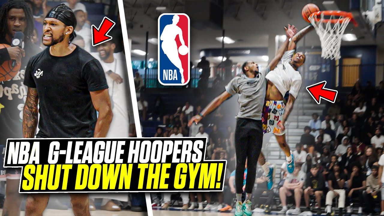 Вот что происходит, когда игроки баскетбольной лиги G НБА ЗЛЯТСЯ...