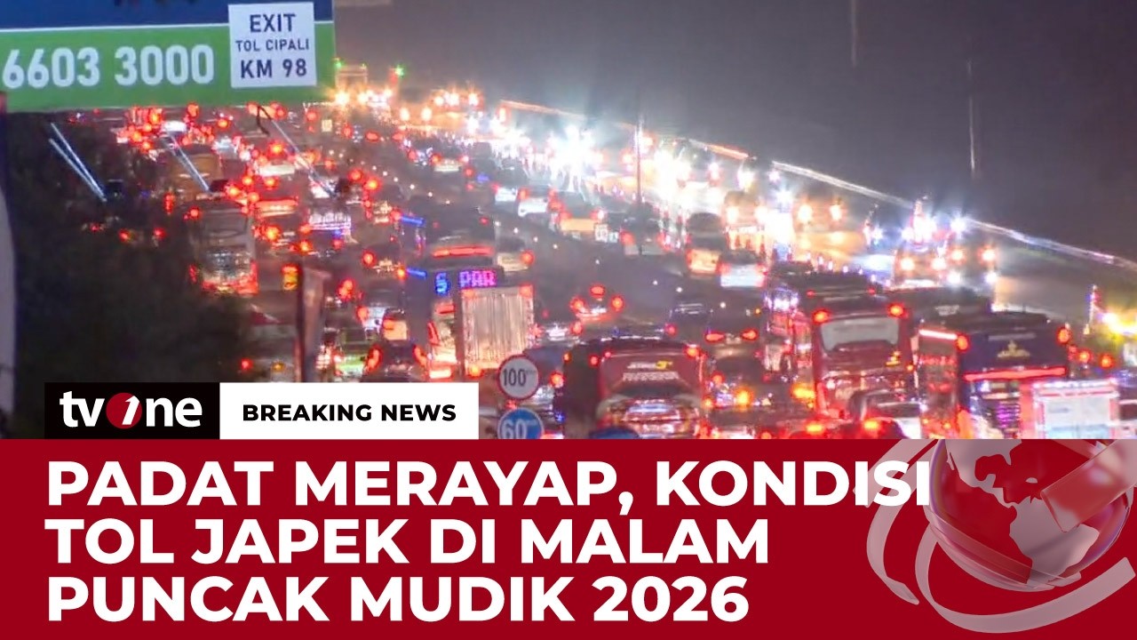 [BREAKING NEWS] Malam Ini Puncak Arus Mudik Lebaran 2026 | tvOne