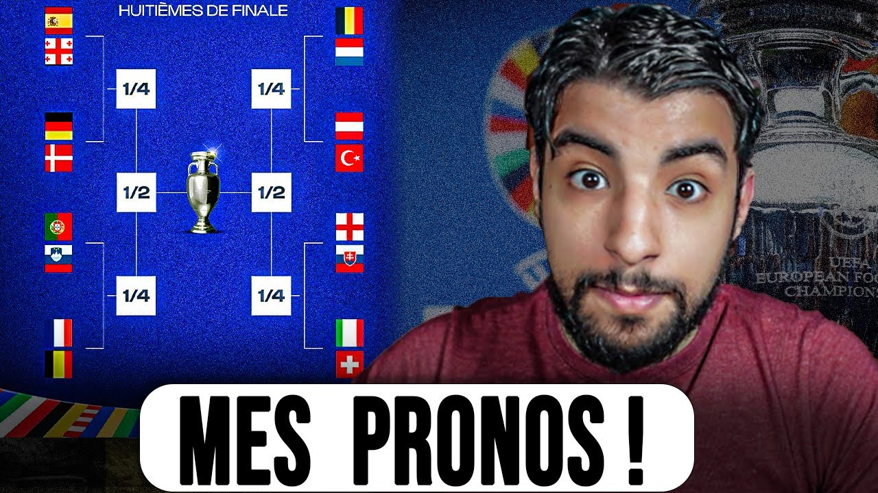 Qui ira en 1/4 de finale de l'Euro ?! | Pronostics 1/8ème de finale Euro 2024