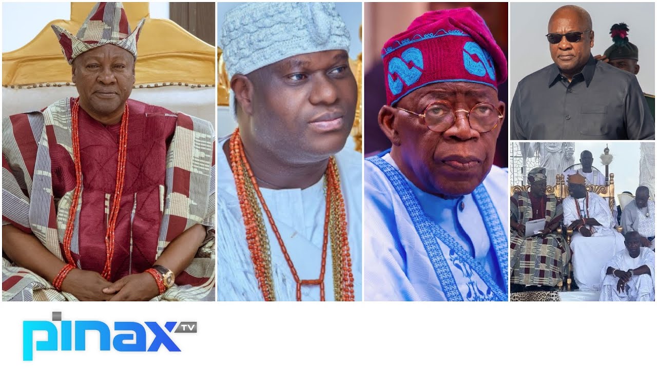 🔥BREAK: Prez Mahama Crowned By Yoruba King As Aare Atayeto Oodua Of The Source Of Ooni Of Ife