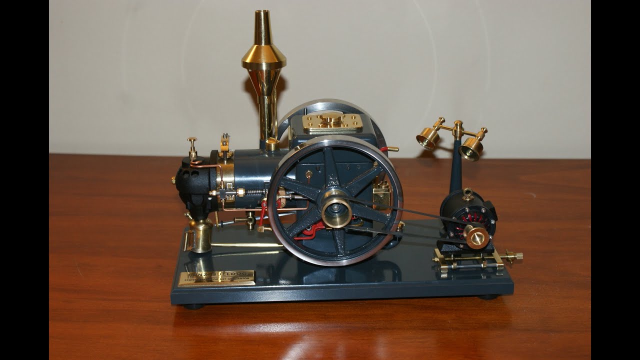 Lanz Bulldog stationary engine with generator (Flame eater)