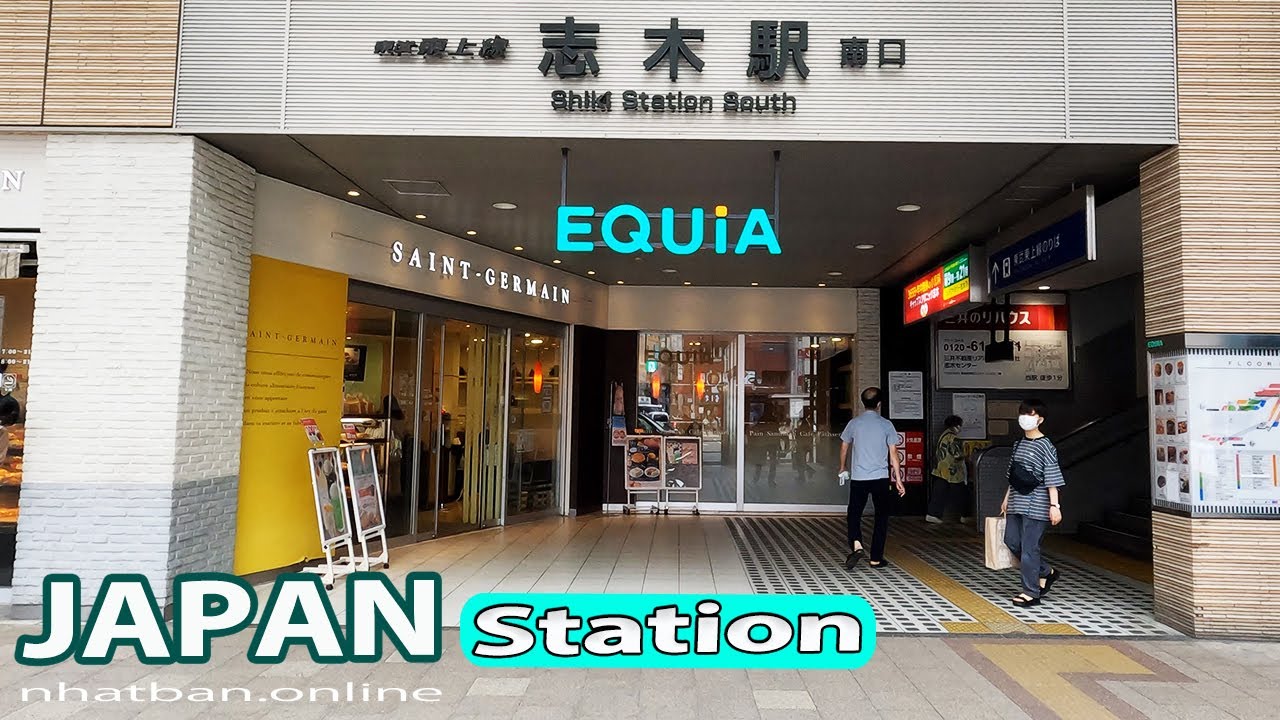 Japan Shiki Station in the Niiza city at summer - 志木駅 | 4K Japan Walk | #explorejapan #japan #4k
