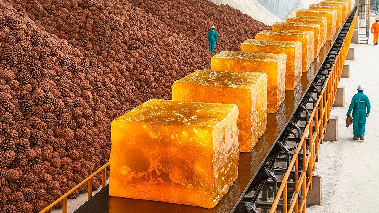 Como MILHÕES de Pinheiros Viram Ouro Líquido e Materiais de Engenharia em Megafábricas