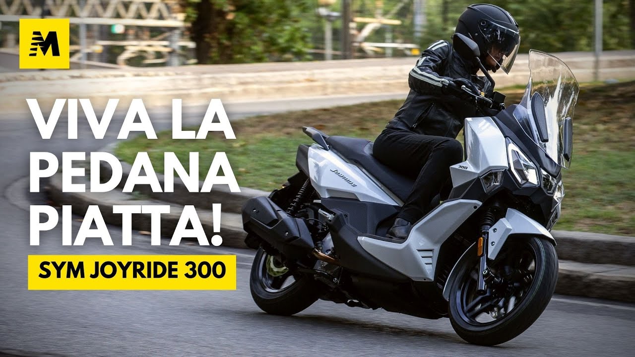 SYM Joyride 300: viva la pedana piatta! || Ecco come va