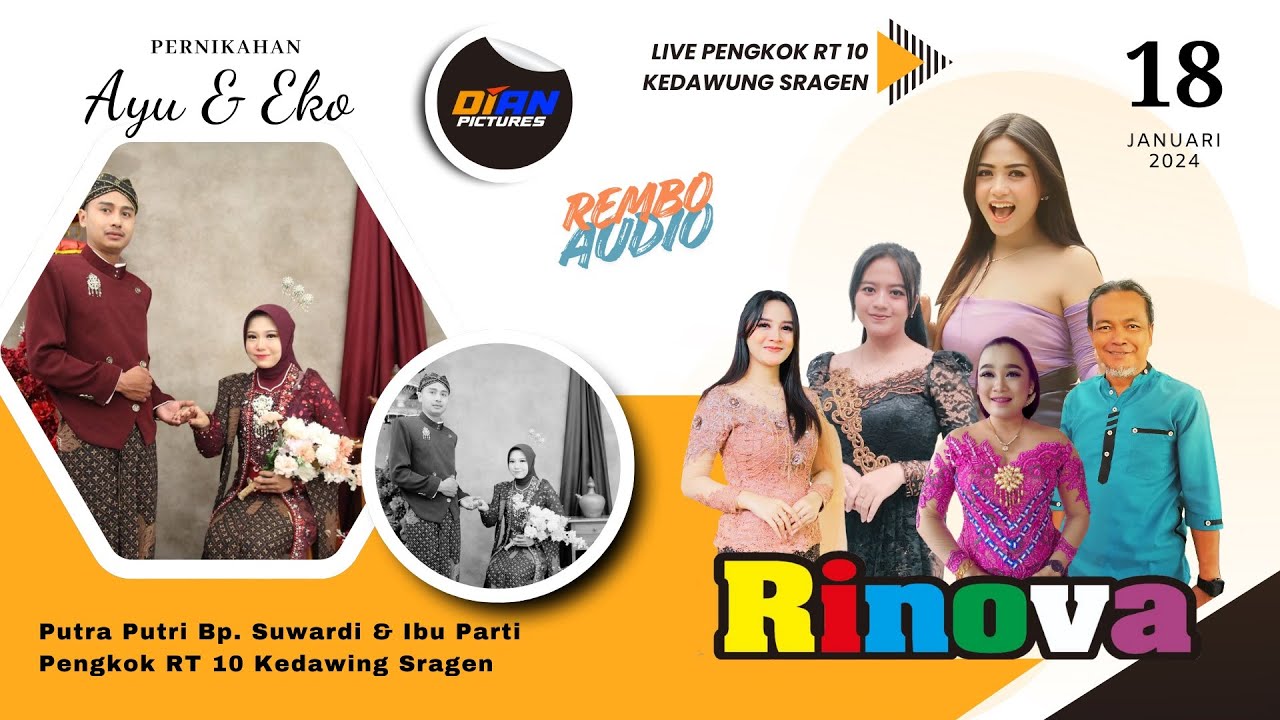 Live Campursari Rinova - Rembo Audio - Wedding Ayu & Eko - Pengkok Rt. 10 18/01/2026