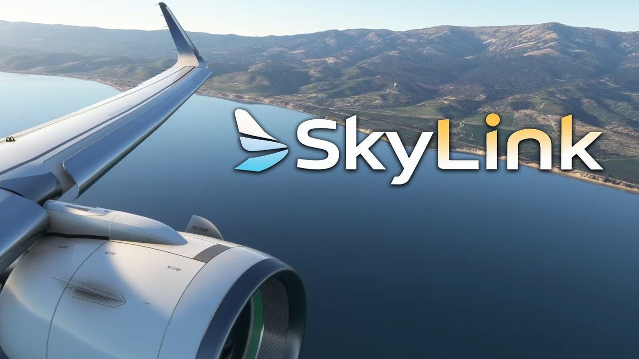 LIVE! SkyLink Charter Airways Airbus A320 (MSFS Virtual Airline) Passenger View | ASMR 21626