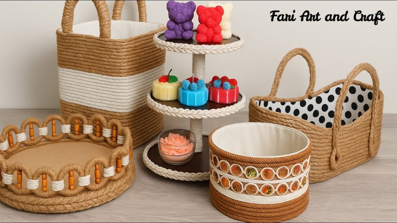 Turning Ugly Boxes into Pinterest-Worthy Baskets!!😱😱♻️ #fariartandcraft