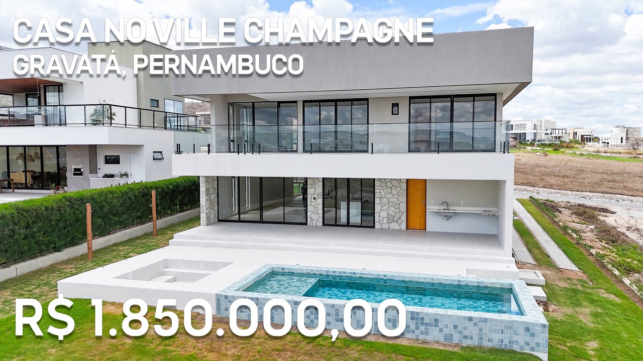 CASA DE ALTO PADRÃO NO CONDOMÍNIO VILLE CHAMPAGNE EM GRAVATÁ