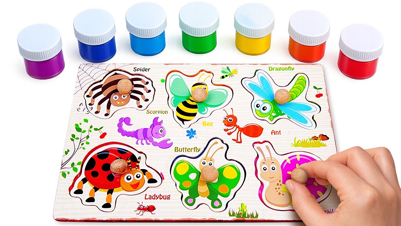 Stw&oacute;rz urocze robaczki 🐝 Rysowanie i zabawa w układanie puzzli z gliny